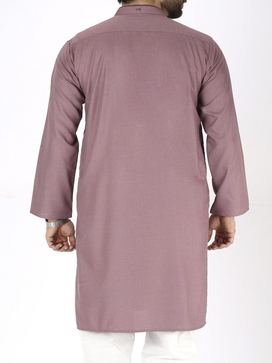 Greyish Red Blended Kurta - AL-K-725