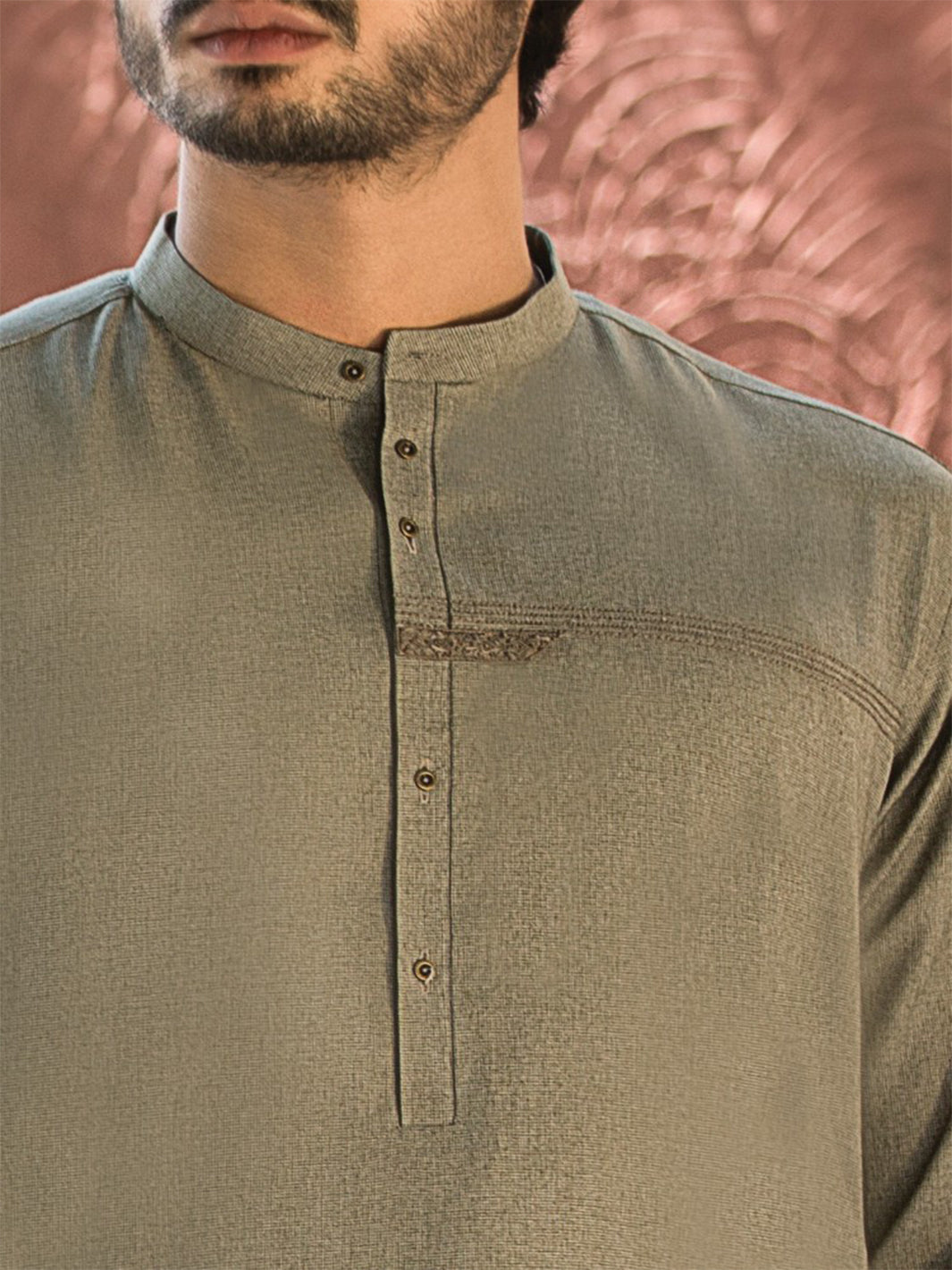 Green Cotton Kurta - AL-K-770