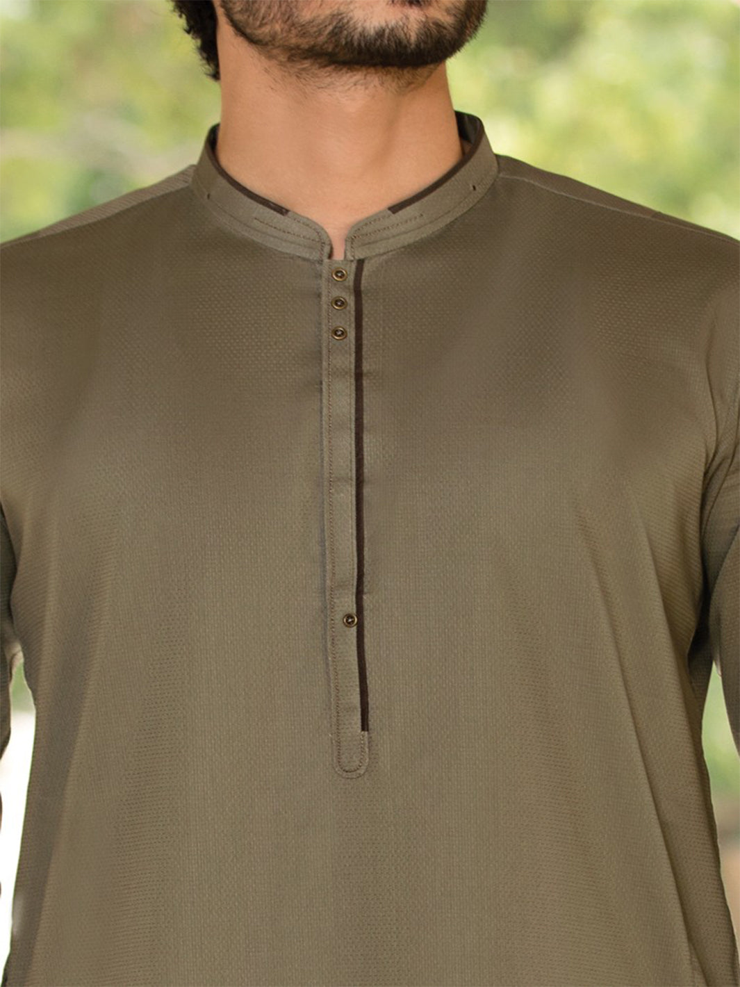 Green Cotton Kurta - AL-K-787