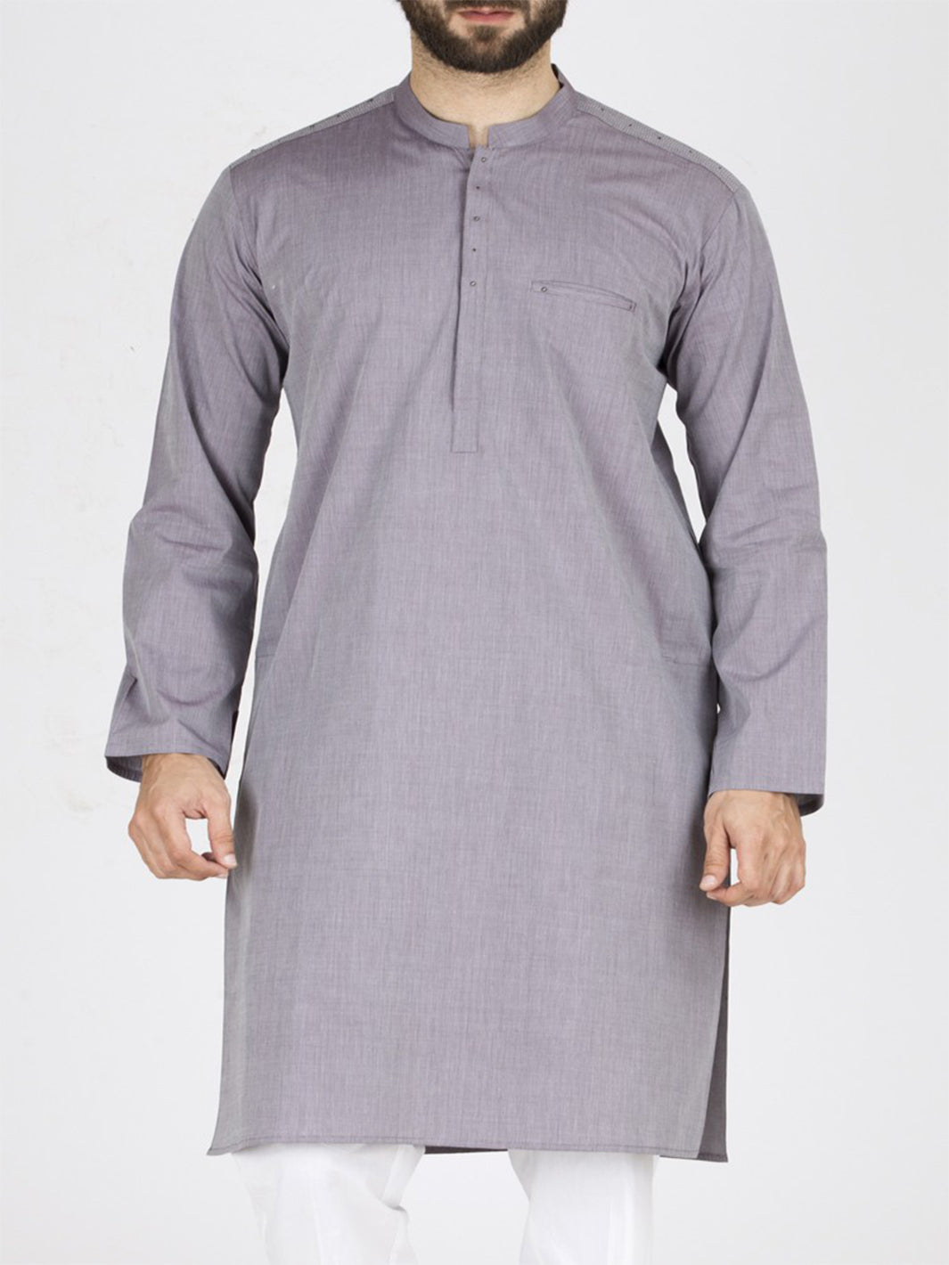Light Purple Blended Kurta - AL-K-793