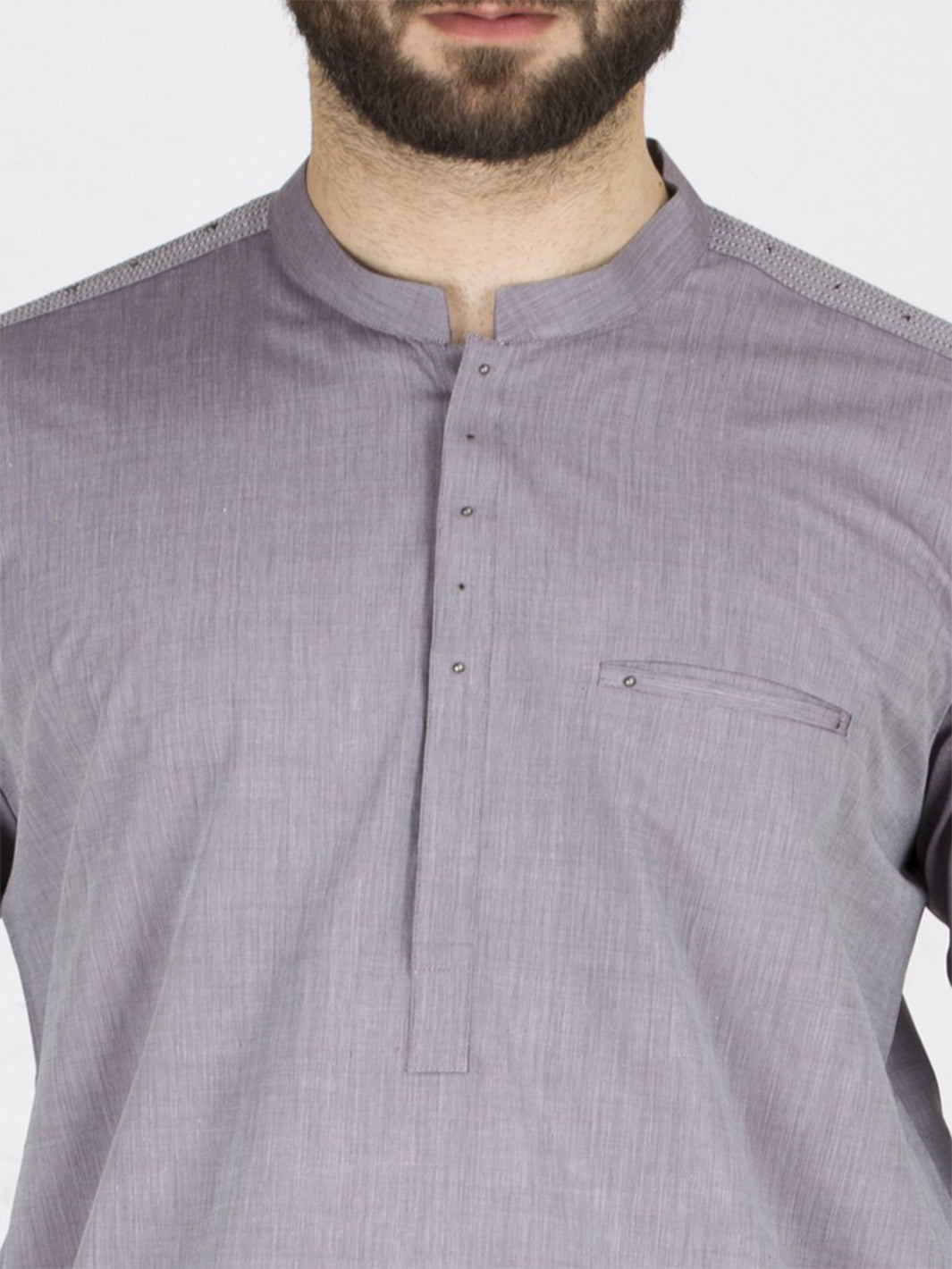 Light Purple Blended Kurta - AL-K-793