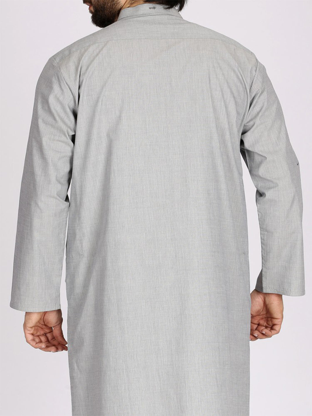 Light Grey Blended Kurta - AL-K-796