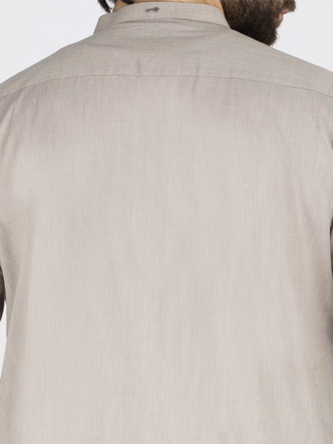 Sand Colored Cotton Kurta - AL-K-801