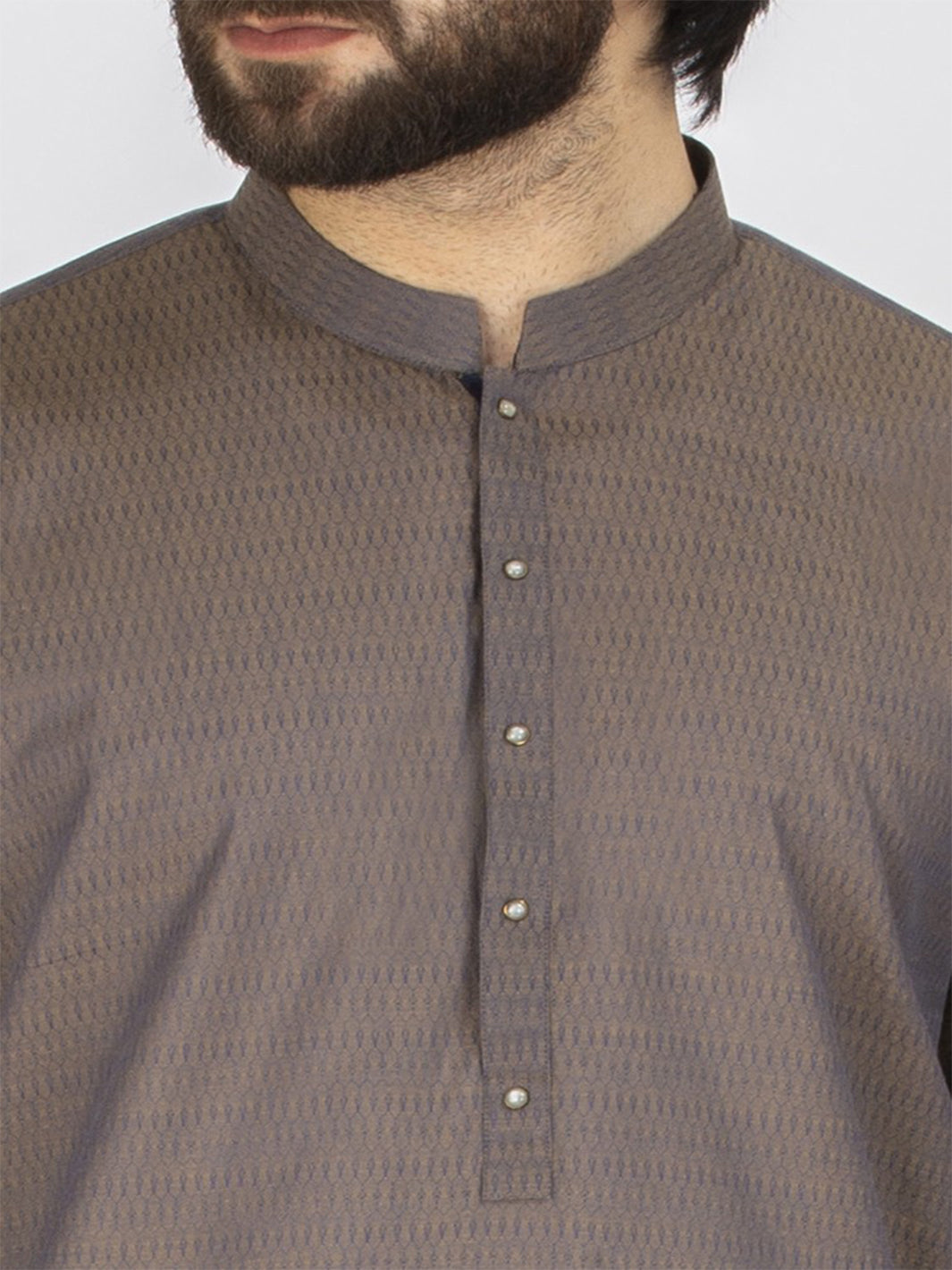 Light Brown Blended Kurta - AL-K-805