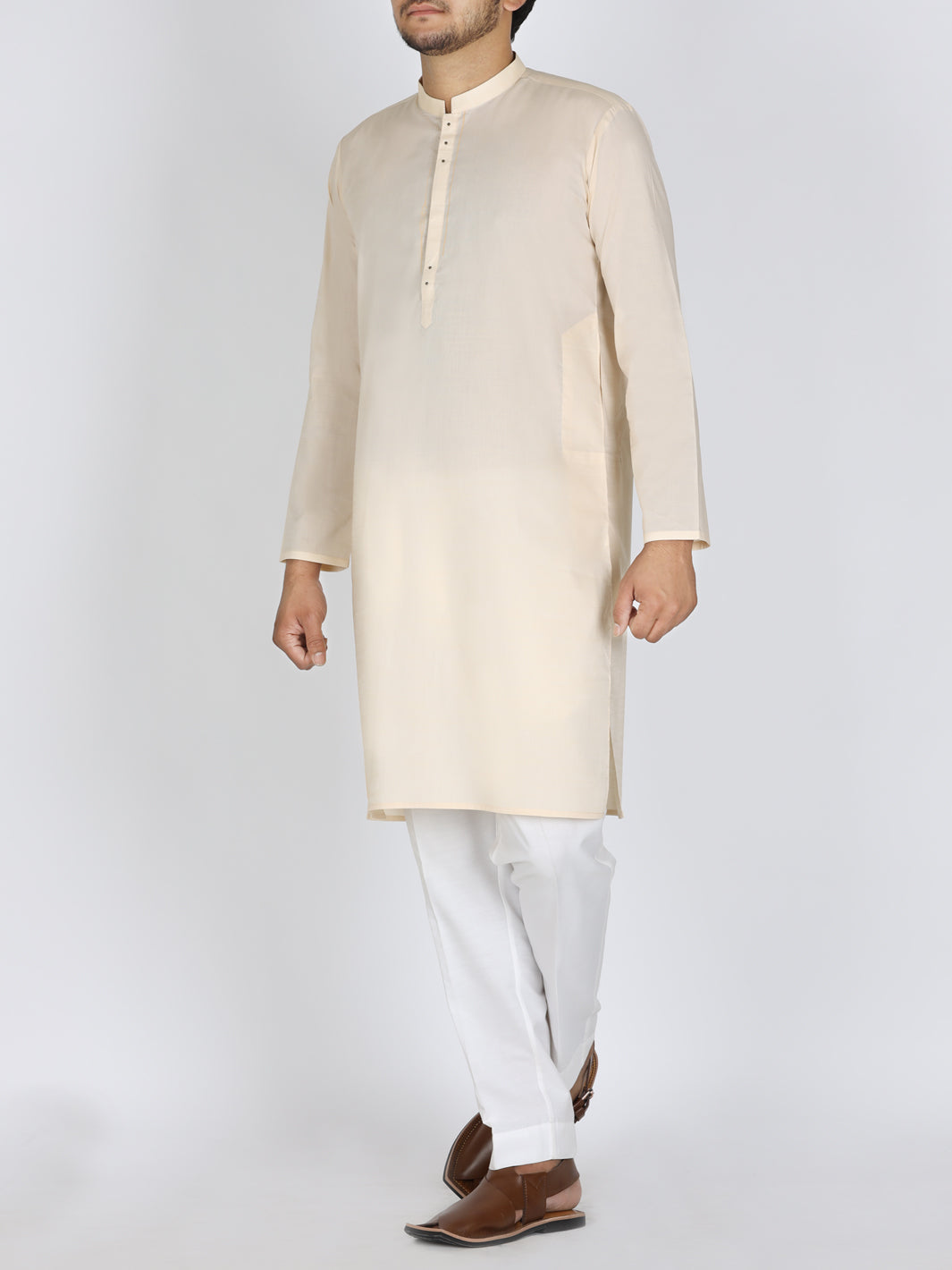 Beige Kurta - AL-K-833