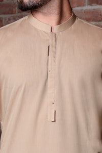 Light Brown Kameez Shalwar - AL-KS-2305