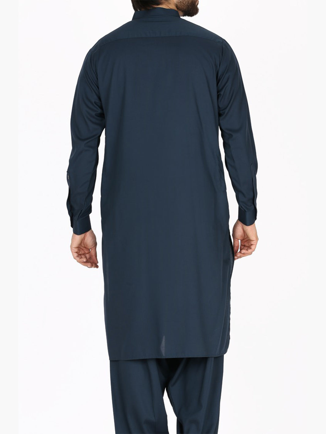 Green Blended Kameez Shalwar - AL-KS-2385