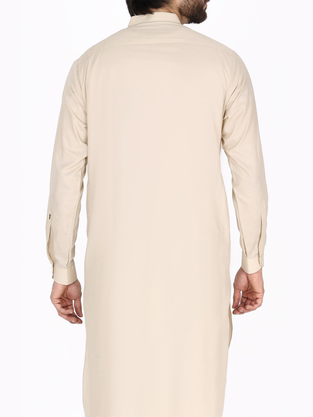 Fawn Blended Kameez Shalwar - AL-KS-2394