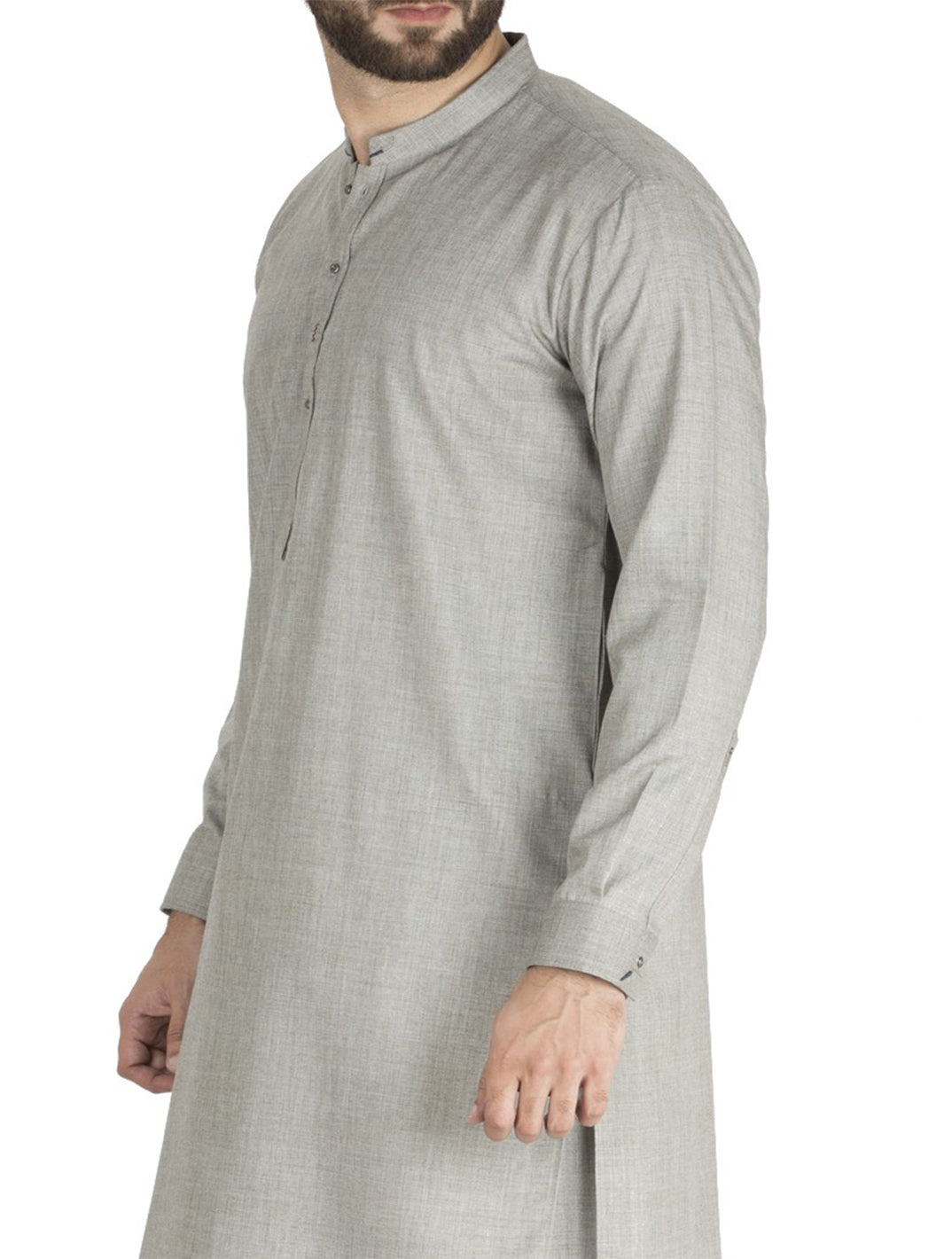 Grey Blended Kameez Shalwar - AL-KS-2415