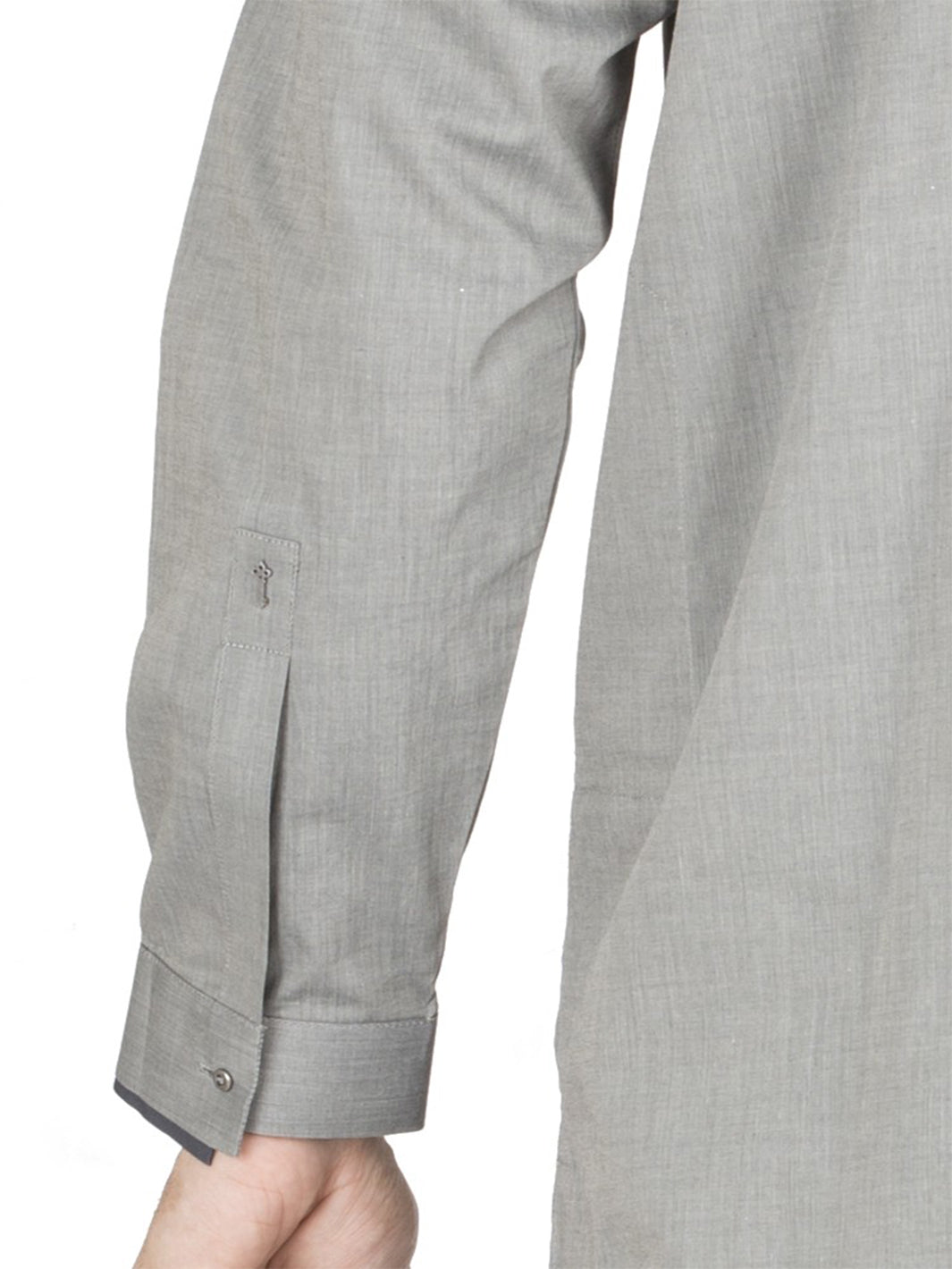 Grey Cotton Kameez Shalwar - AL-KS-2424