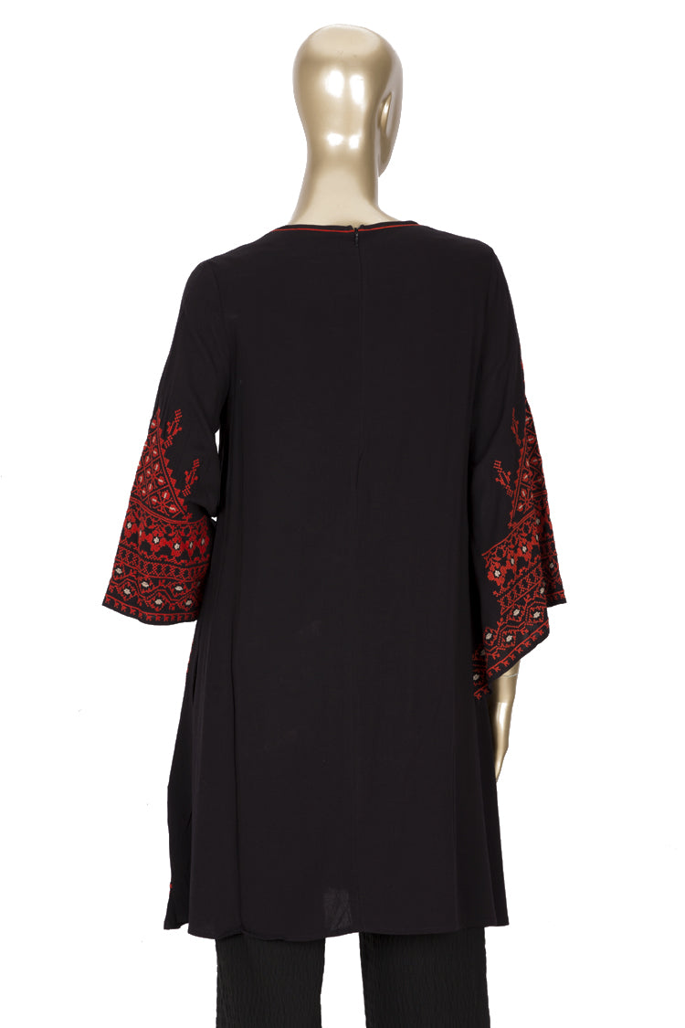 Black Tunic - AL-LK-2021A - Almirah Online