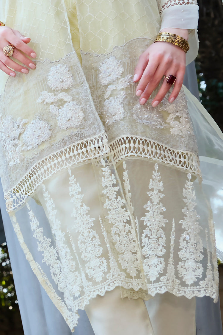 Lime Organza Tunic - LKS-650