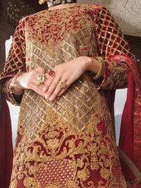 Gold Velvet 3 Piece Formal Suit - LS-275