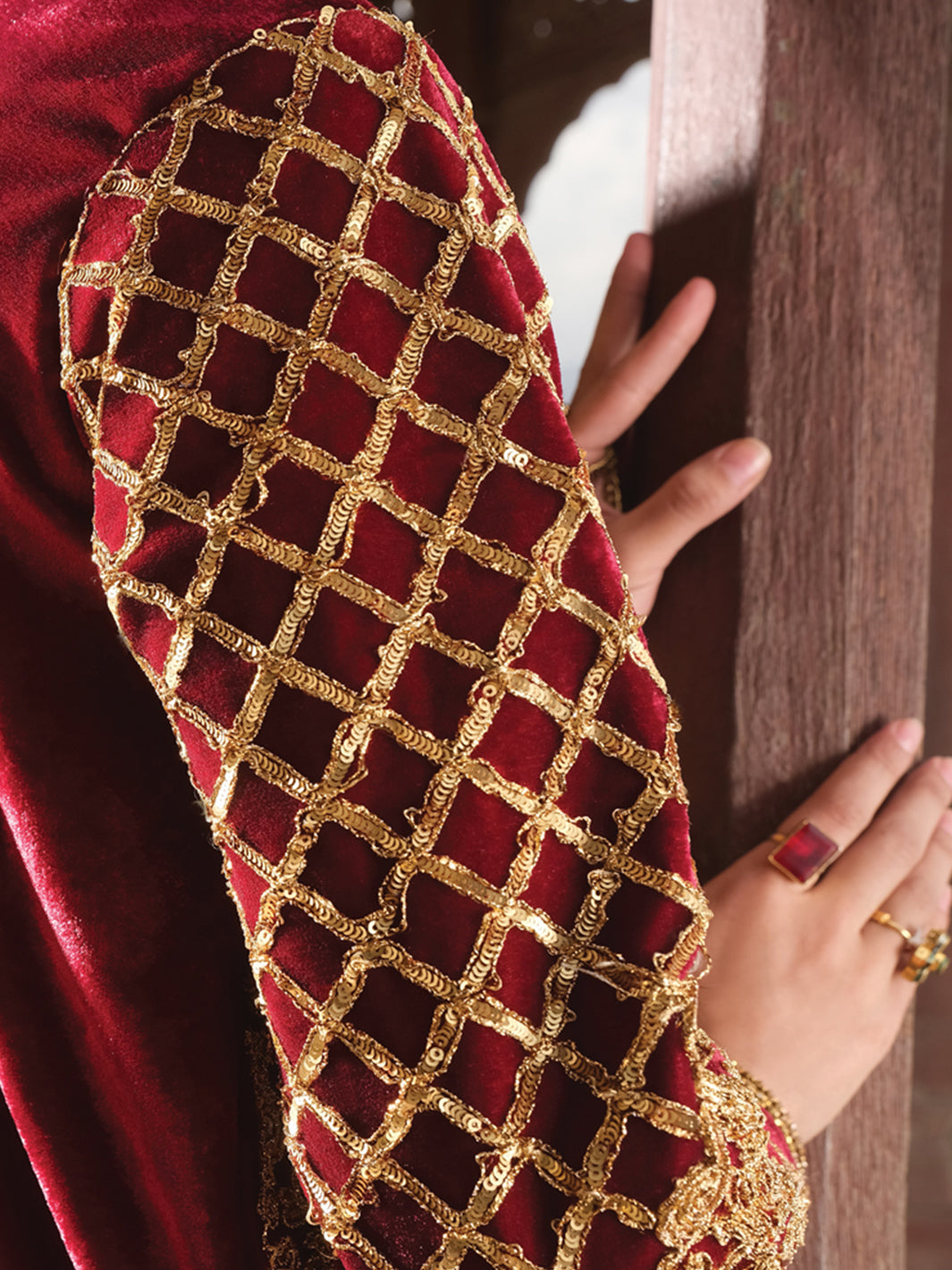Gold Velvet 3 Piece Formal Suit - LS-275
