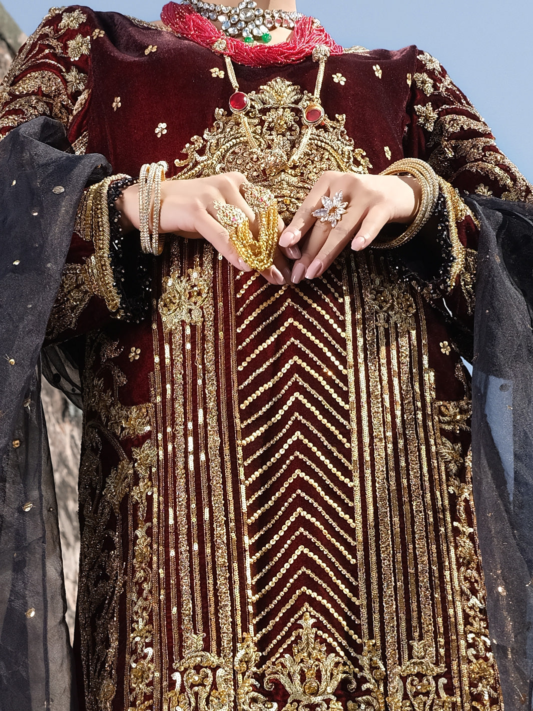 Red 3 Piece Formal - AL-3PS-LS-297