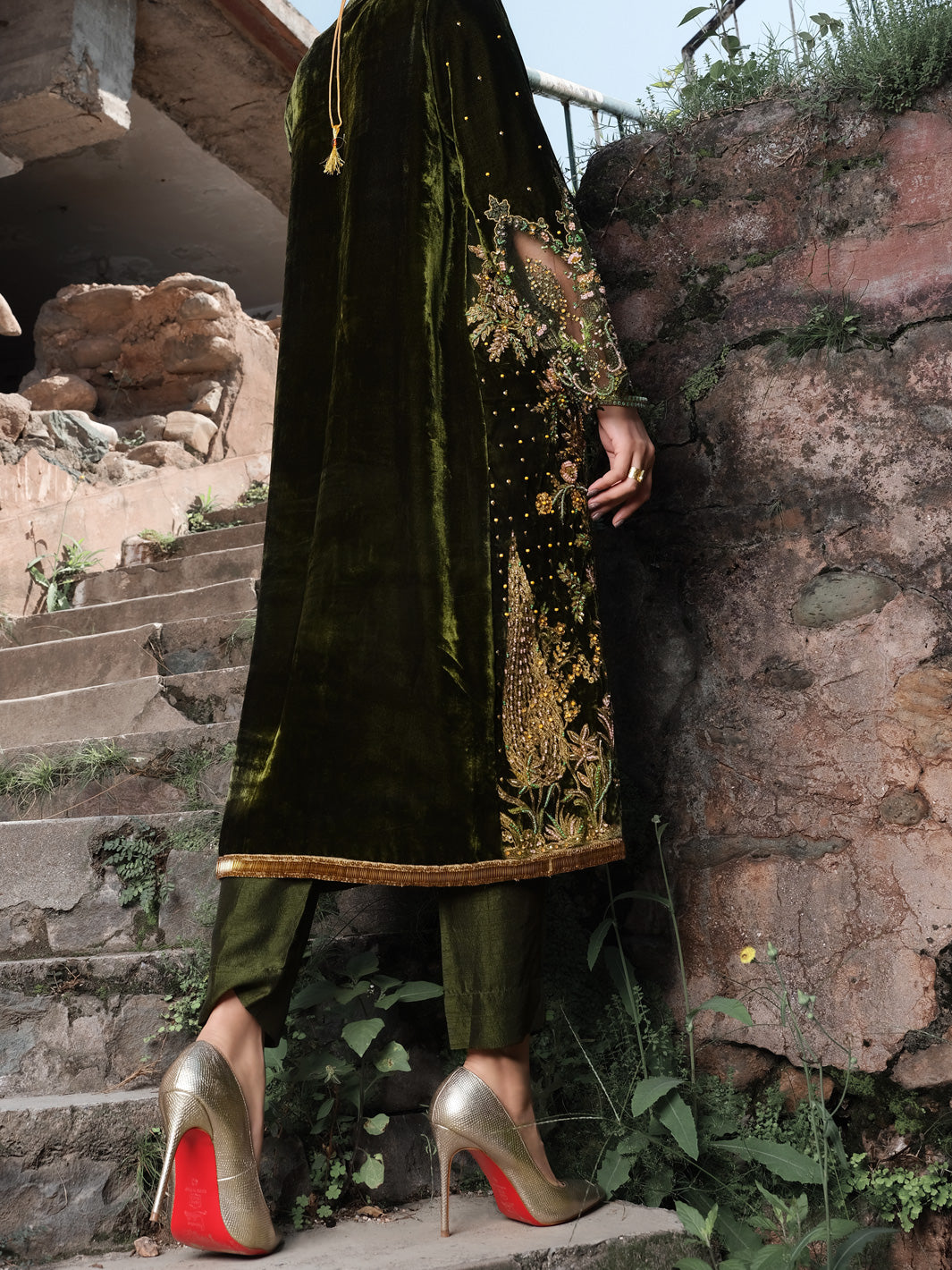 Green 2Pc Formal - AL-2PS-LS-298