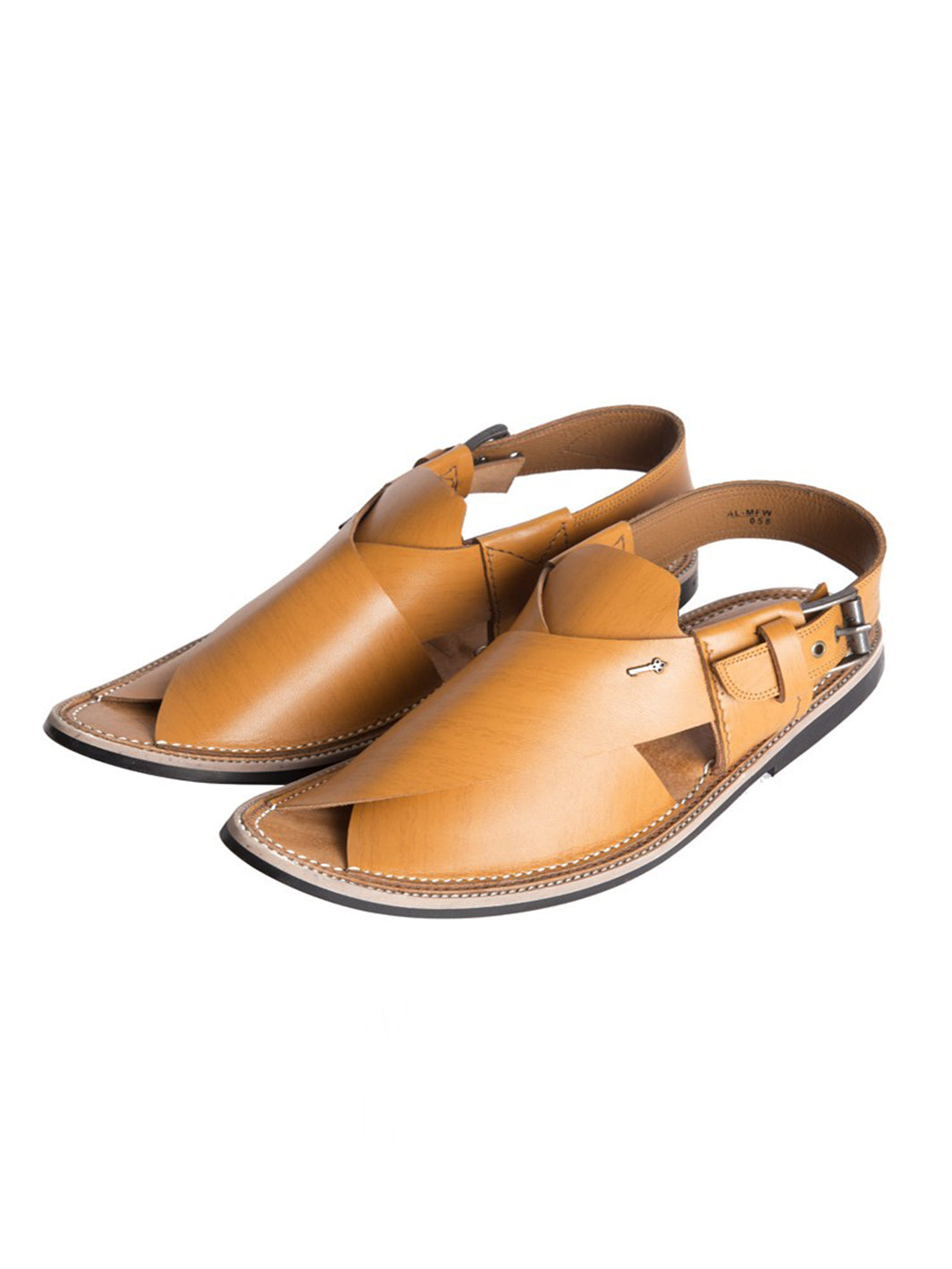 Camel Leather Peshawari Chappal - MFW-HC-058