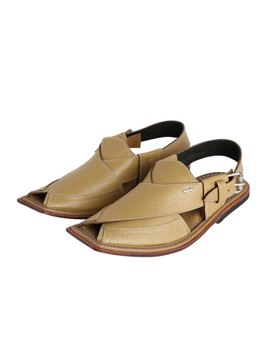 Caramel Peshawari Chappal - AL-MFW-HC-069