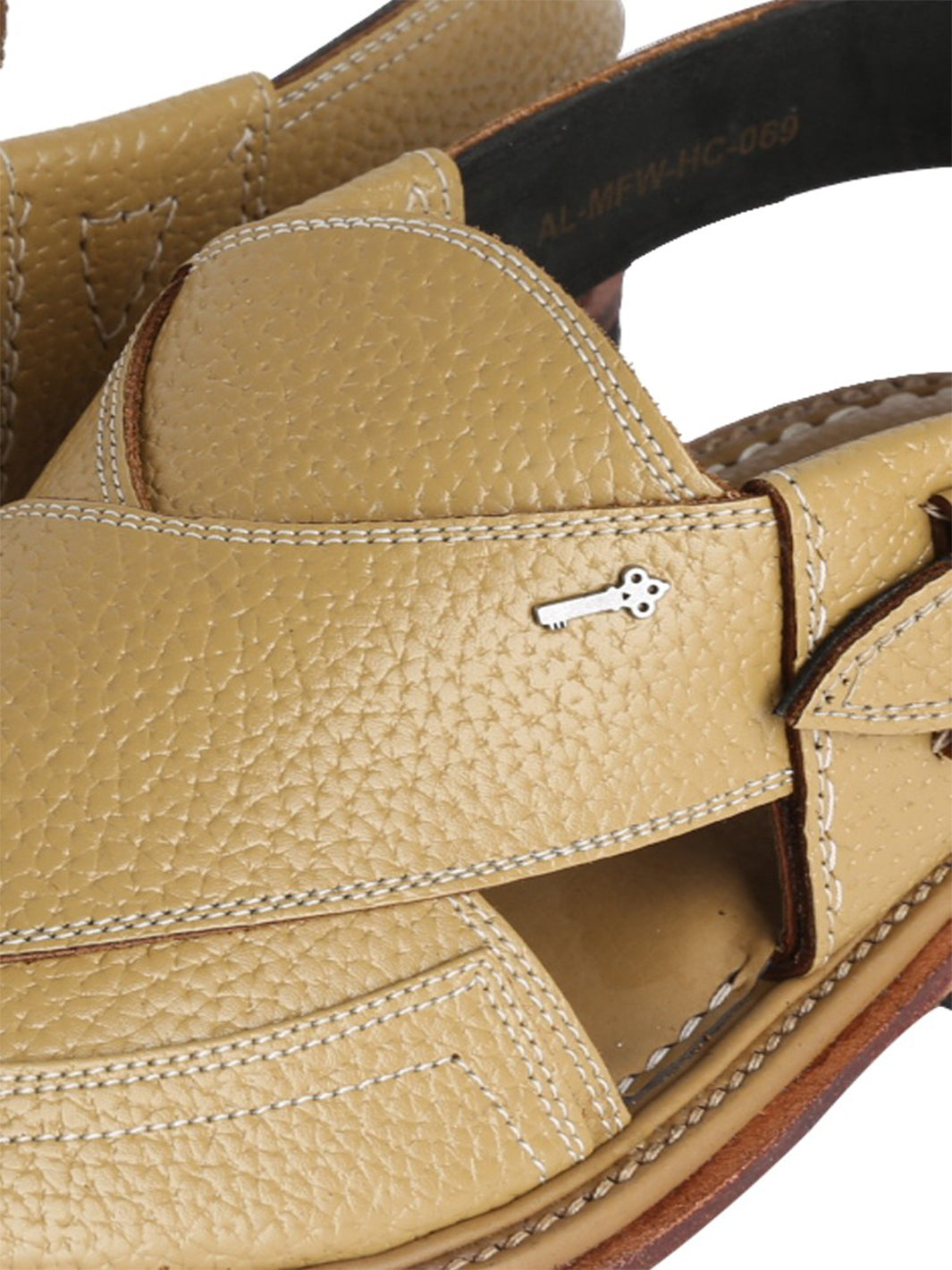 Caramel Peshawari Chappal - AL-MFW-HC-069