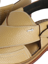 Caramel Peshawari Chappal - AL-MFW-HC-069