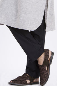 Black Cotton Men Trouser - AL-MTR-008