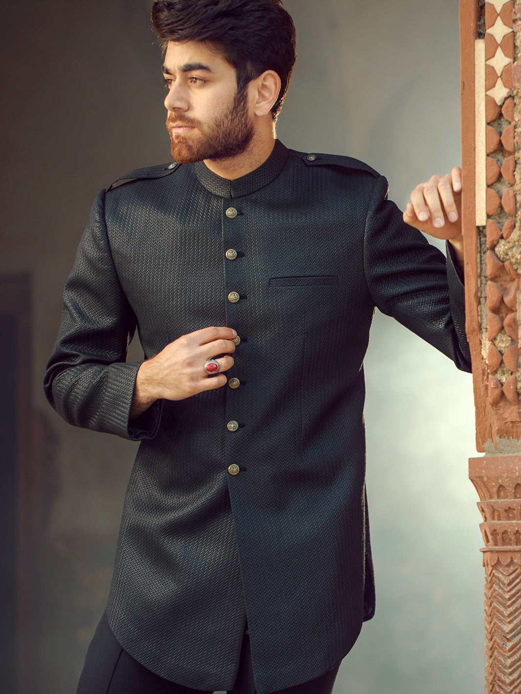 Black Prince Coat - AL-PCS-009