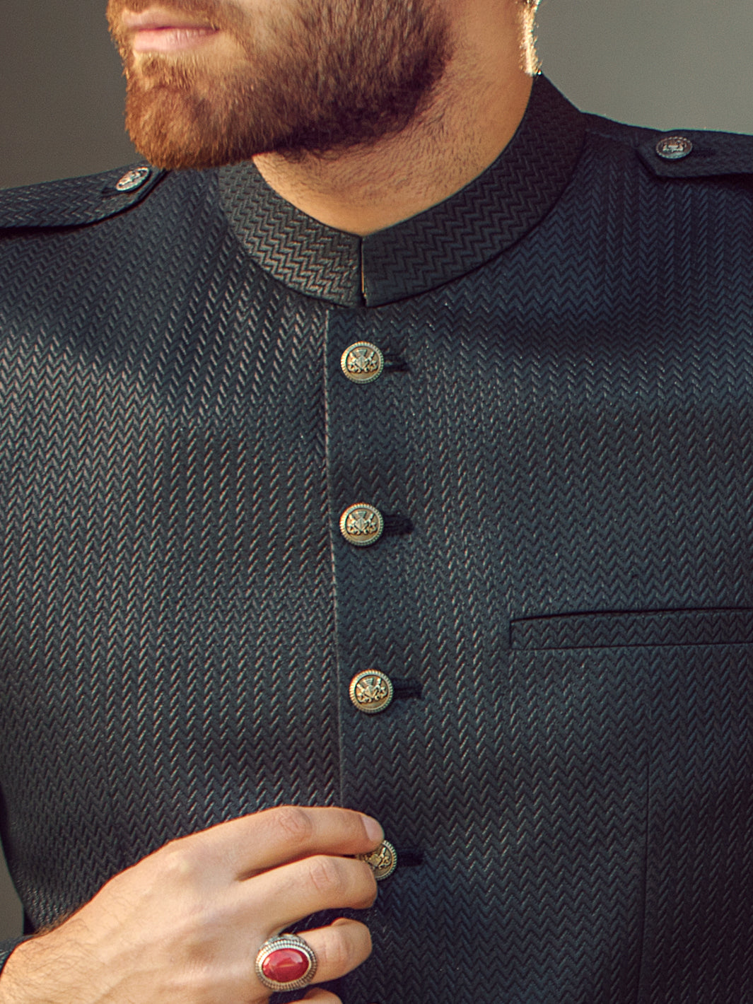 Black Prince Coat - AL-PCS-009
