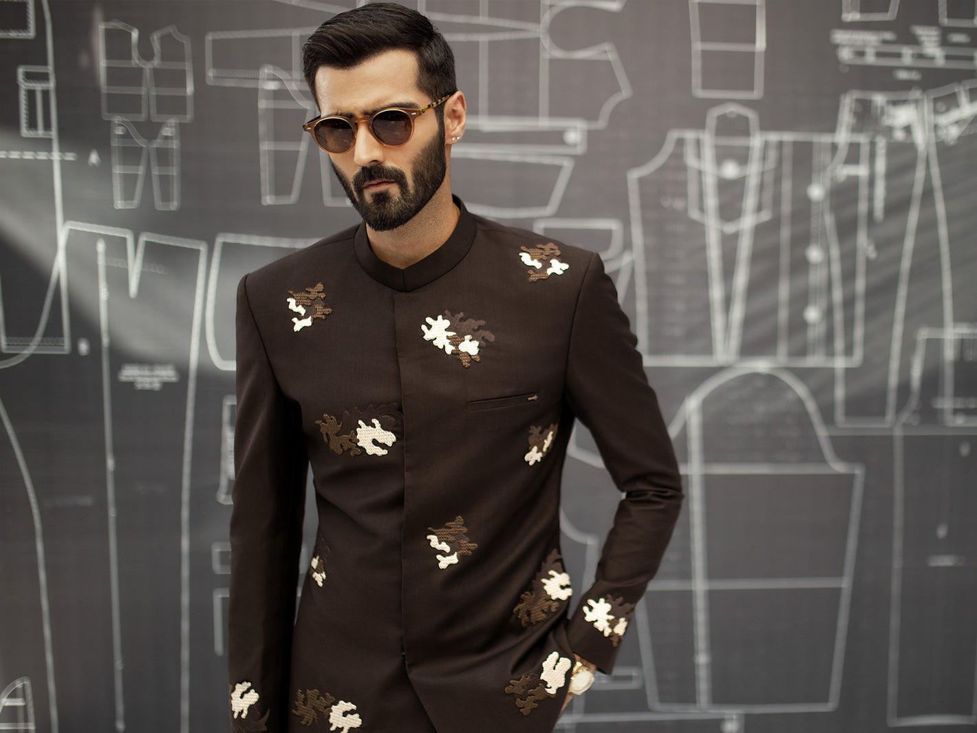 Brown Prince Coat  - AL-PCS-033