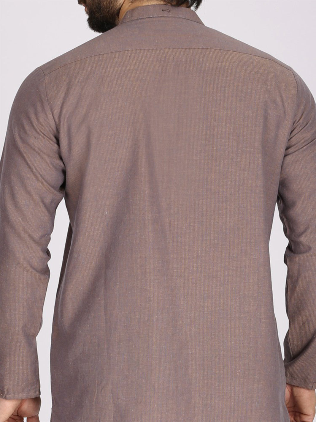Light Purple Cotton Short Kurta - AL-SK-003