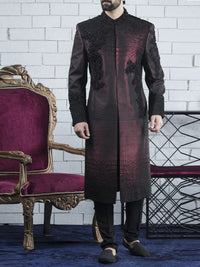 Magenta Sherwani - AL-SW-051