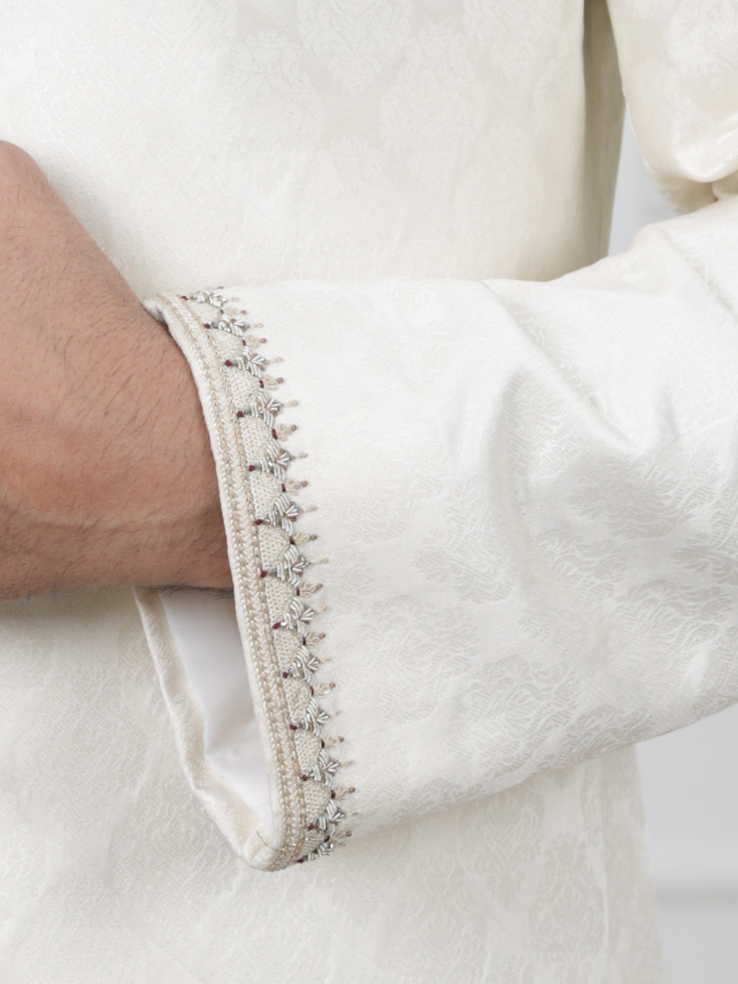 Off White Men Sherwani - AL-SW-124