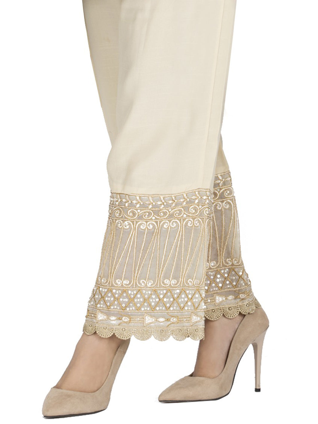 Off White Women Trouser - AL-T-325