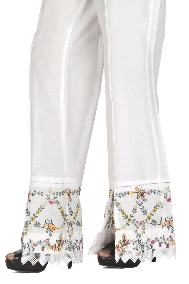 White Women Trouser - AL-T-344