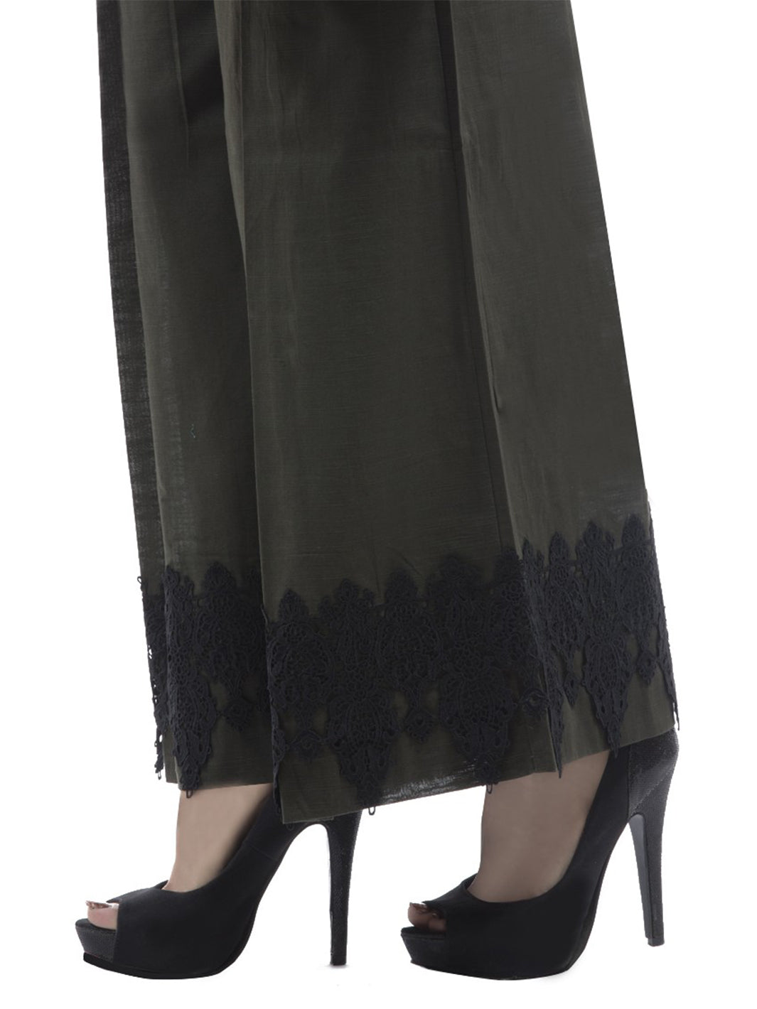Green Women Trouser - AL-T-384