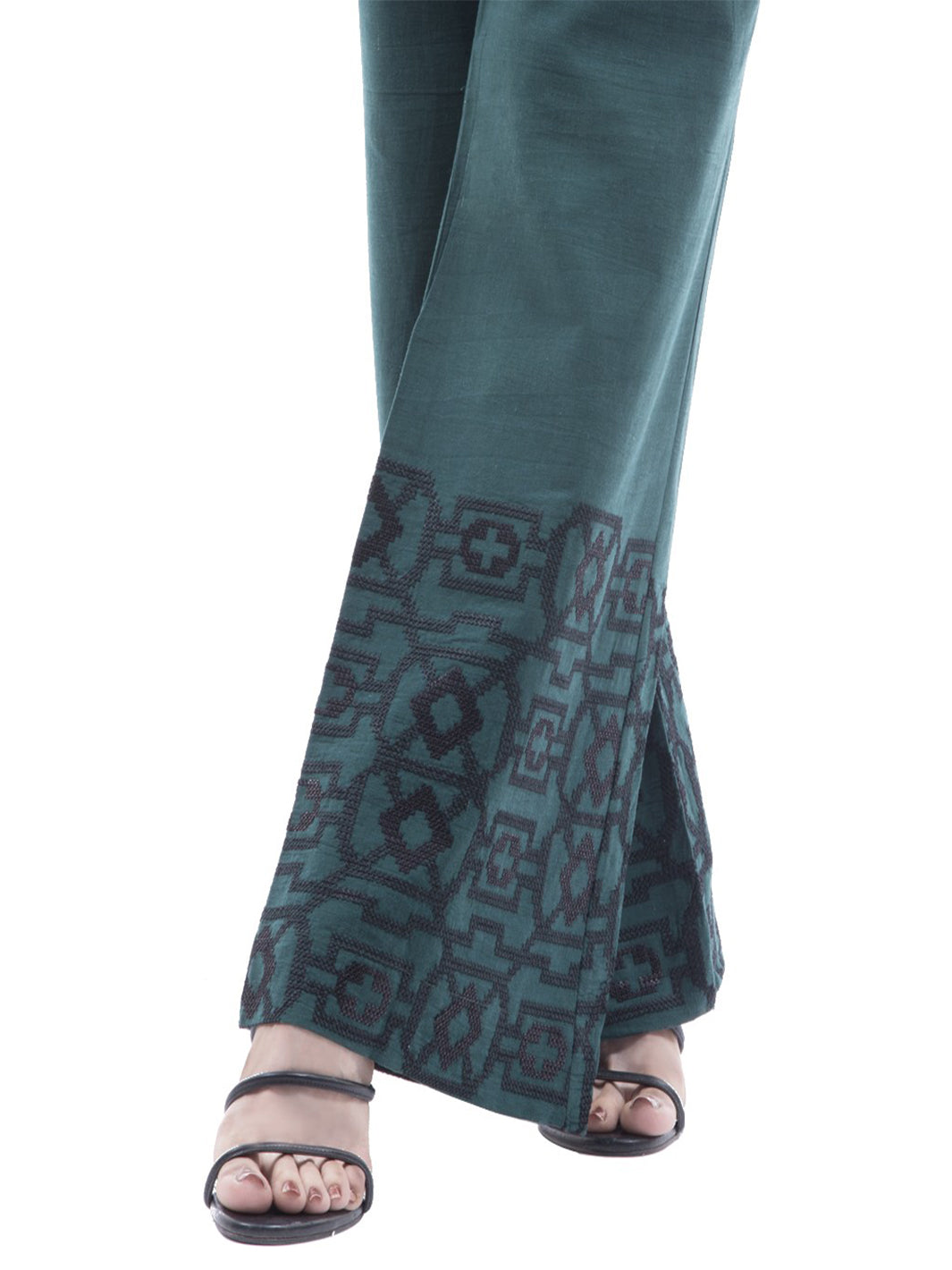 Green Women Trouser - AL-T-385