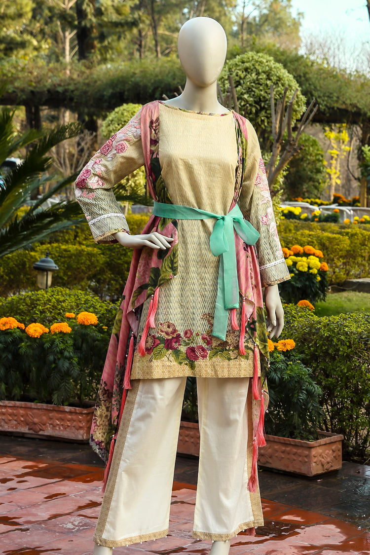 Natural 2Pc Unstitched - ALP-332