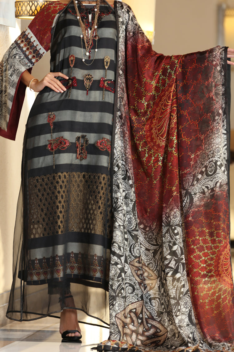 Charcoal 3Pc Stitched - ALP-3PS-485
