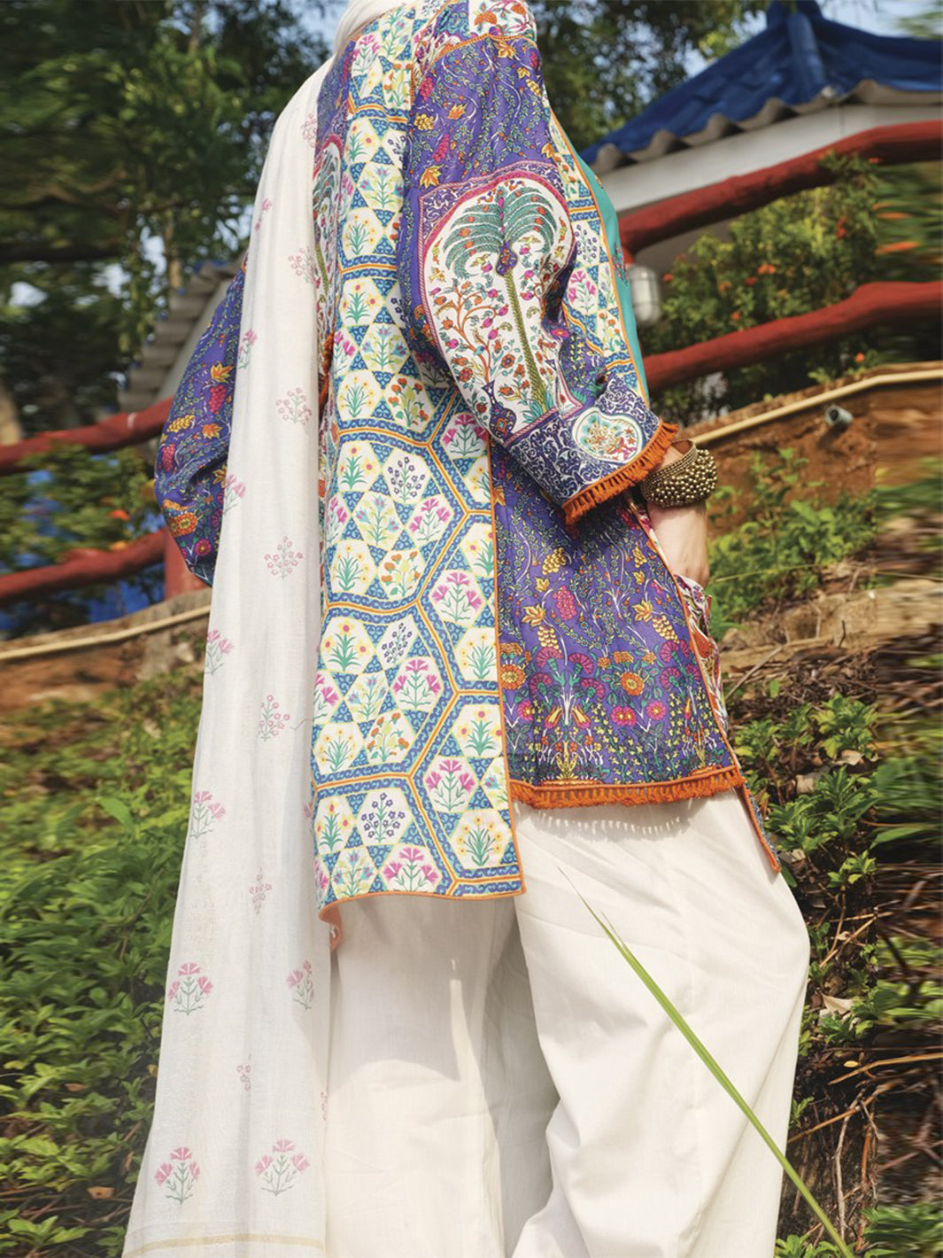 Blue Lawn 3 Piece Stitched - ALP-617