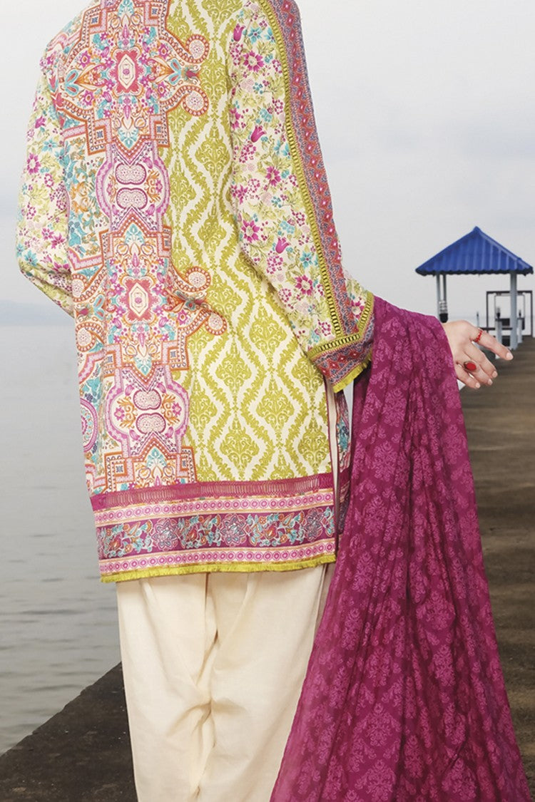 Green Lawn 3 Piece Stitched - ALP-618