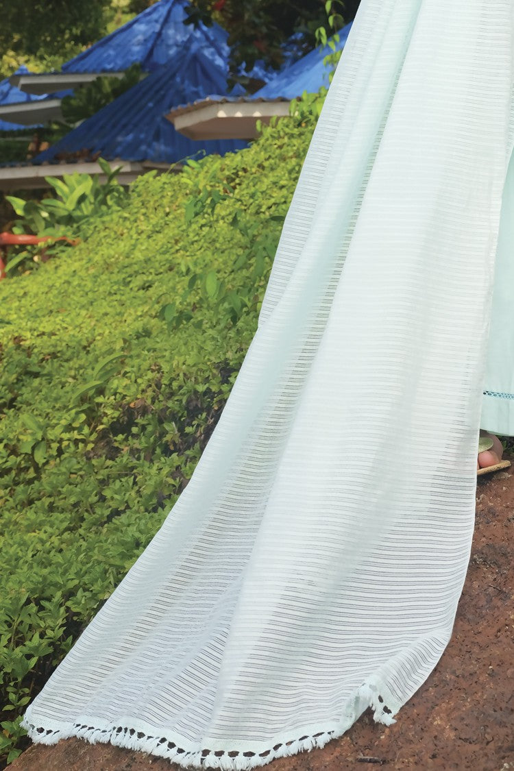 Sea Green Lawn 3 Piece Stitched - ALP-619