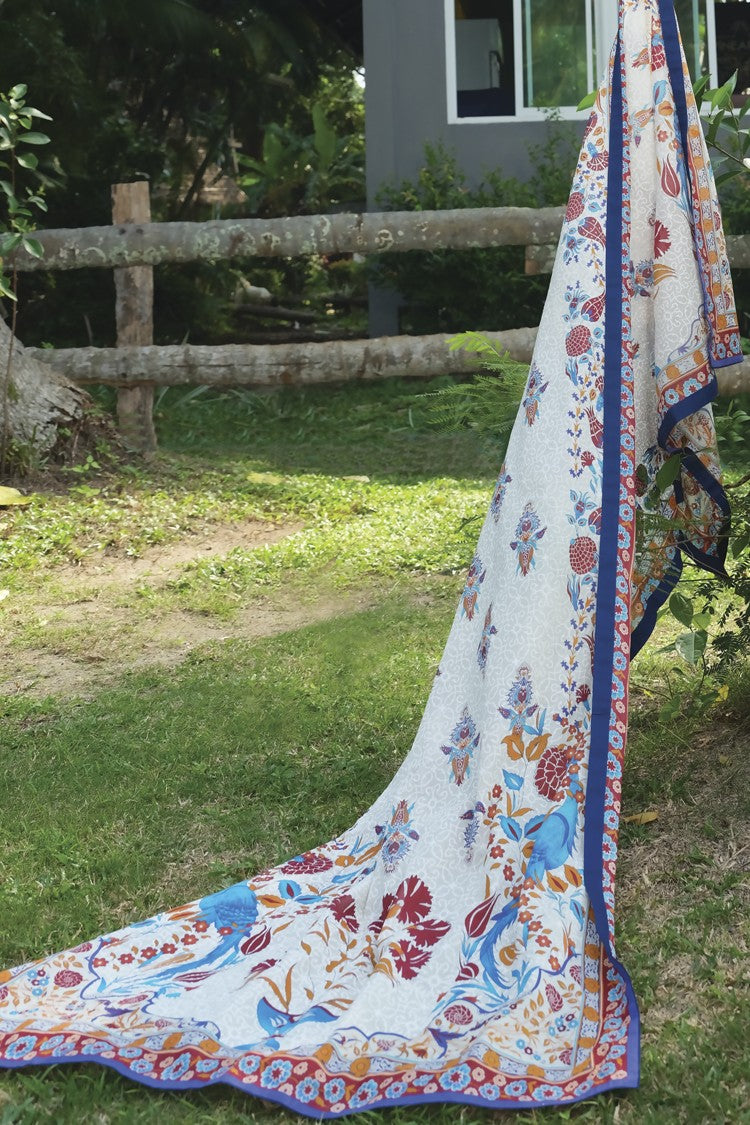 White Lawn 3 Piece Stitched - ALP-620