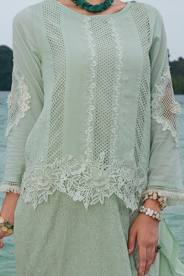 Sea Green 3 Piece Stitched - ALP-705