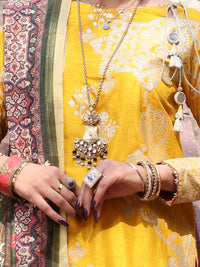 Mustard Viscose 3Pc Stitched - ALP-3PS-903