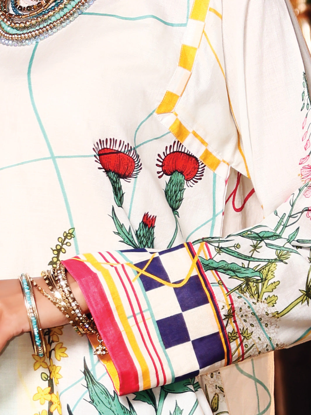 White Lawn Tunic - ALP-LK-1023