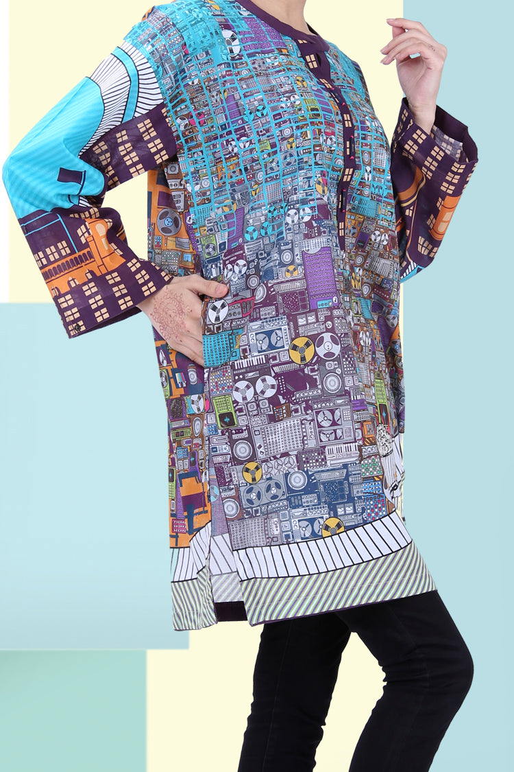 Turquoise Tunic - ALP-LK-608