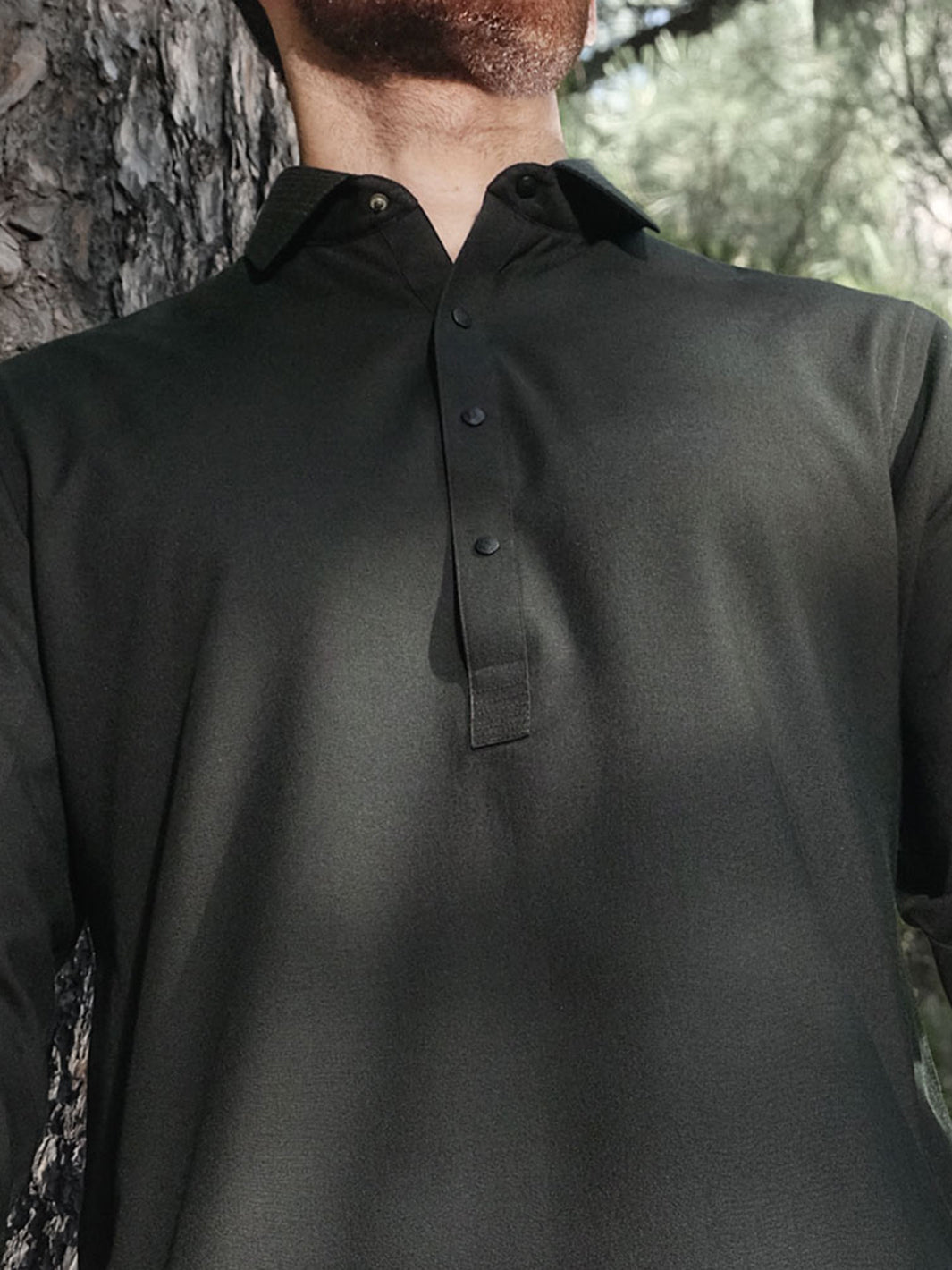 Green Blended Kameez Shalwar - ALWA-KS-163