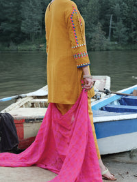 Mustard Yarn-Dyed 3Pc Stitched - AWP-3PS-275/S