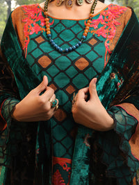 Mustard Slub Viscose Unstitched 3Pc - AWP-3PS-440