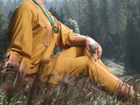 Mustard Karandi Tunic - AWP-LK-288