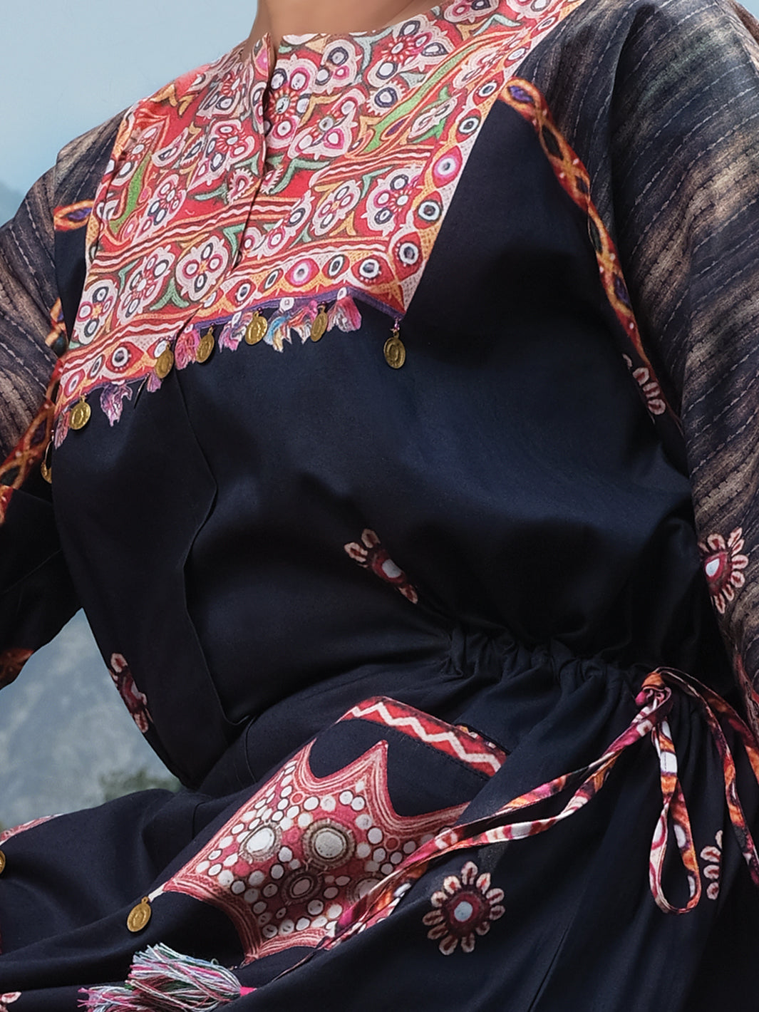 Black Cambric Tunic - AWP-LK-301